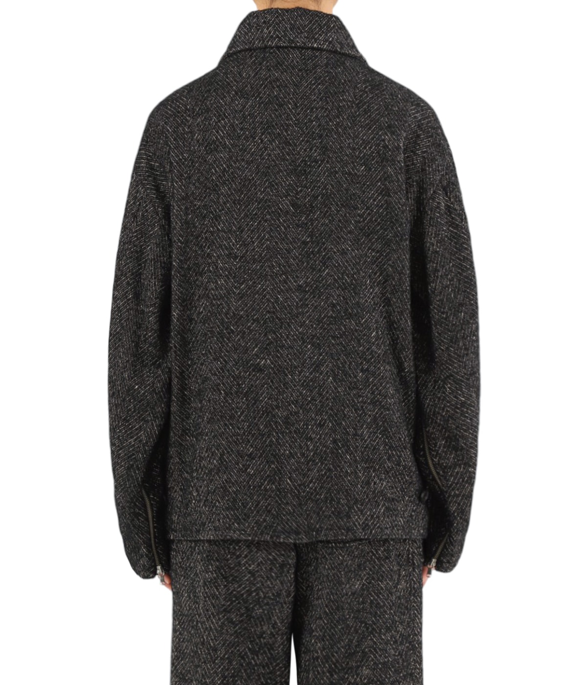 TWEED STAND COLLAR ZIP BLOUSON | YOKE(ヨーク) / アウター