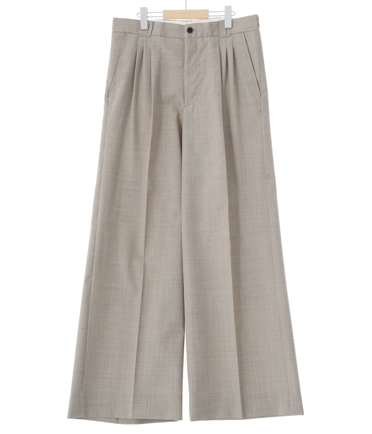 パンツ YOKE 24S/S 3PLEATED WIDE LEG TROUSERS YOKE 