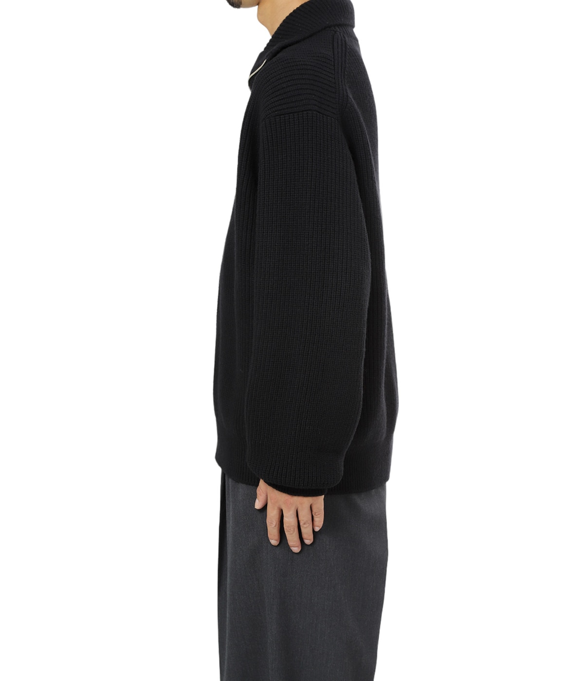3/4 FRONT ZIP HIGHNECK RIB SWEATER | YOKE(ヨーク) / トップス