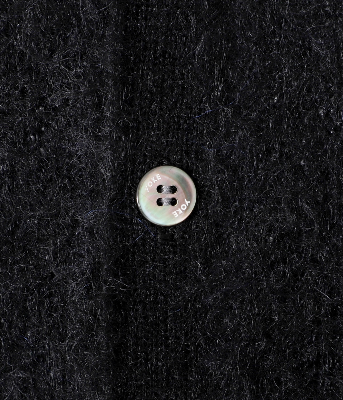 トップス YOKE BRUSHED MOHAIR SWEATER BLACK YOKE BRUSHED MOHAIR SWEATER [BLACK] - Fresh Service