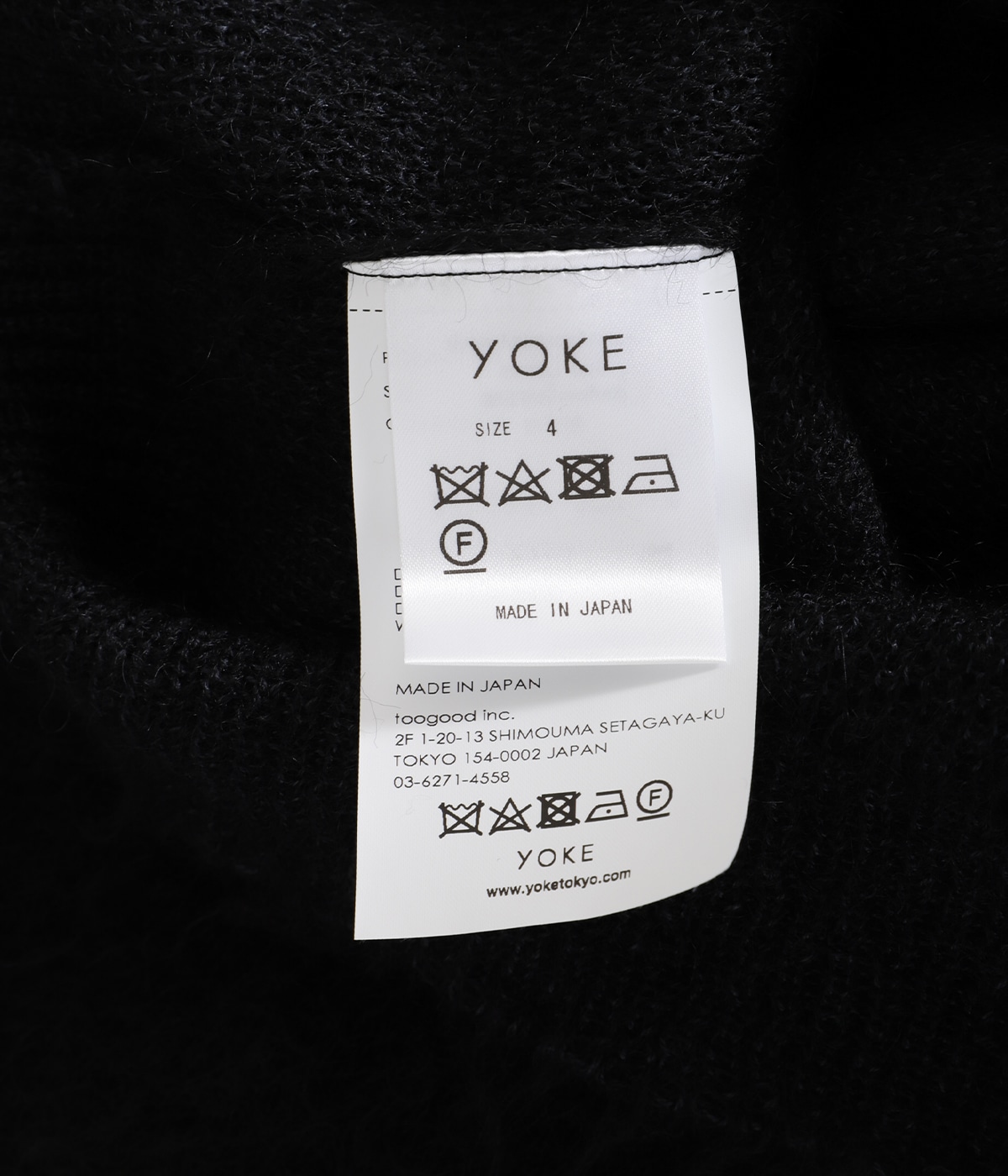 BRUSHED MOHAIR SWEATER | YOKE(ヨーク) / トップス ニット