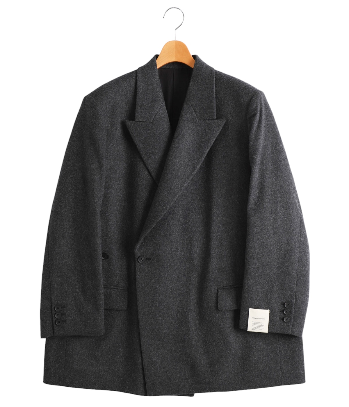 Brewed Protain Blend Wool DOUBLE BREASTED JACKET | YOKE