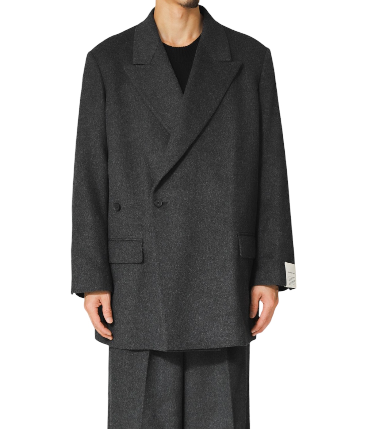 YOKE DOUBLE BRESTED JACKET セットアップ YOKE | DOWNSIZING DOUBLE BREASTERD JACKET(DARK NAVY