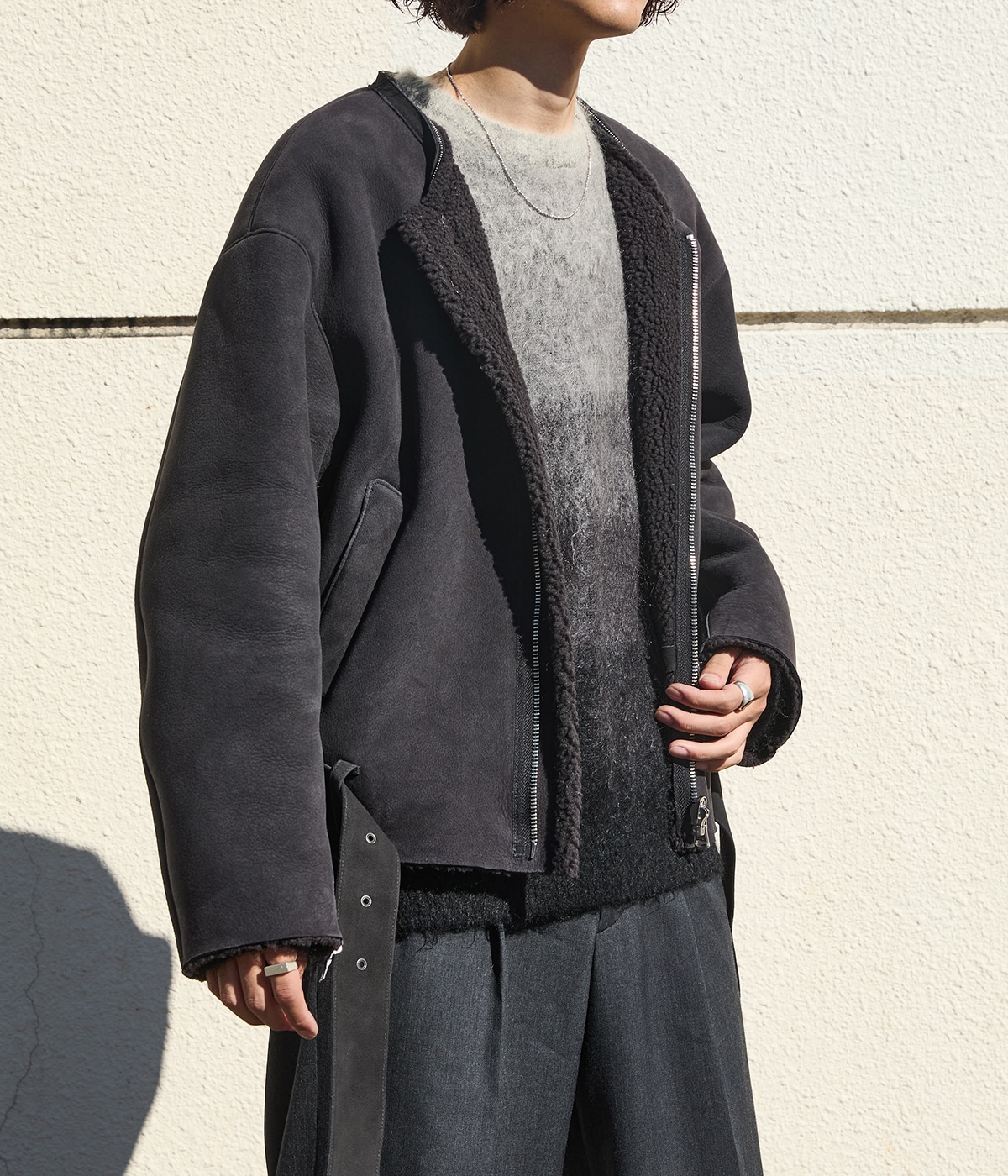 YOKE ムートンジャケット 別注 REVERSIBLE MOUTON JACKET | YOKE(ヨーク) / アウター