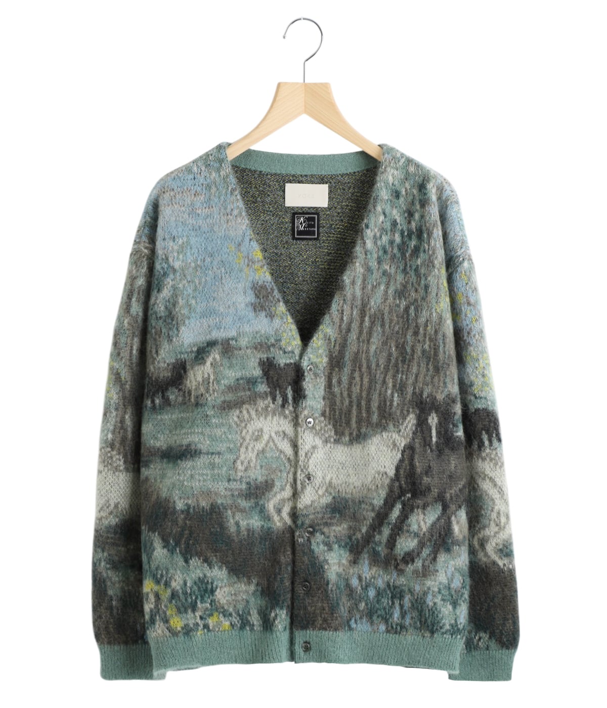 YOKE 22AW STILL JACQUARD CARDIGAN Mサイズ YOKE【ヨーク】正規取り扱い店、通販可能 ON LINE SHOP - CLARK -