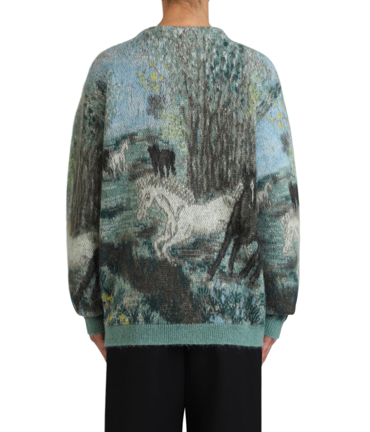 yoke カーディガン　KEITA MARUYAMAコラボ HORSE JAQUCARD MOHAIR CARDIGAN - KEITA MARUYAMA 30TH ANNIV