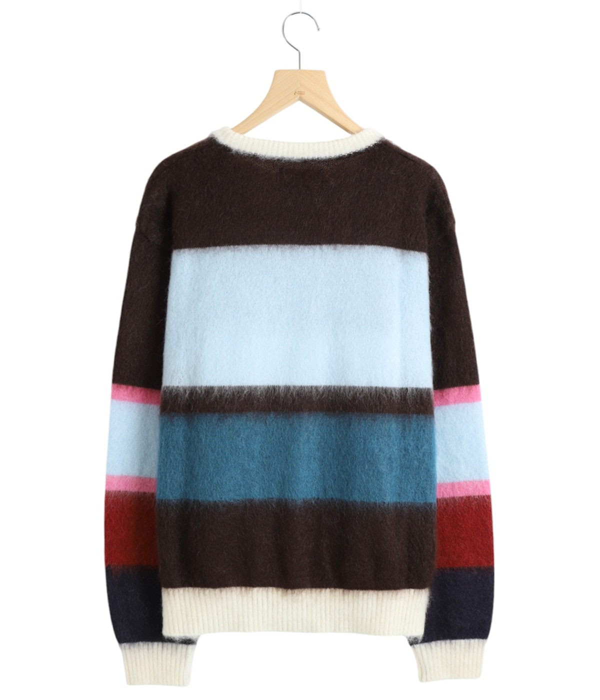 MOHAIR BORDER SWEATER - KEITA MARUYAMA 30TH ANNIV. EXCLUSIVE