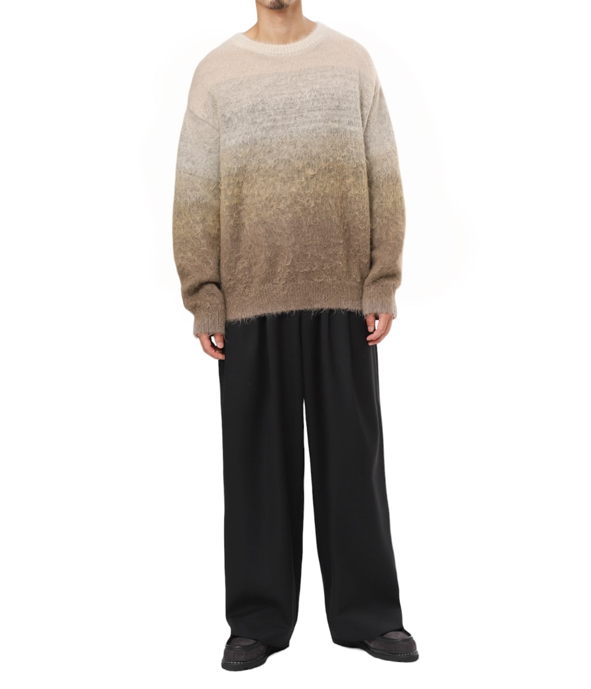 YOKE セットアップ  ベージュ 別注 GRADATION MOHAIR KNIT PULL OVER | YOKE(ヨーク