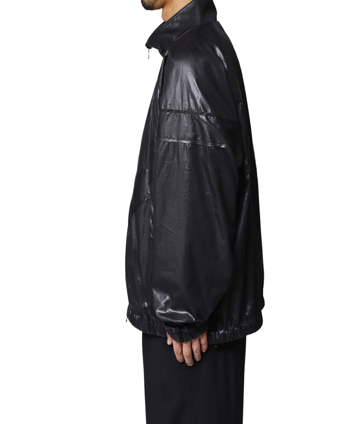 LEATHER LIKE POLYESTER PADDED BLOUSON | YOKE(ヨーク