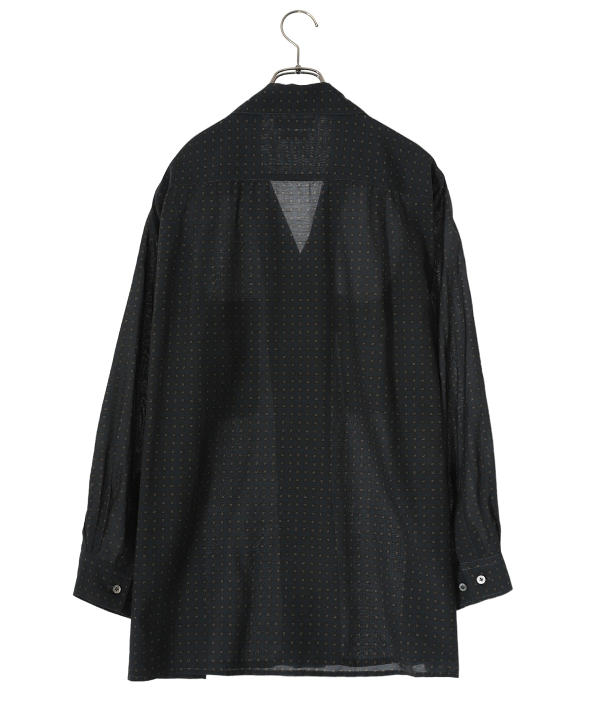 PIXEL LOW PLAID OPEN COLLAR SHIRT | YOKE(ヨーク) / トップス