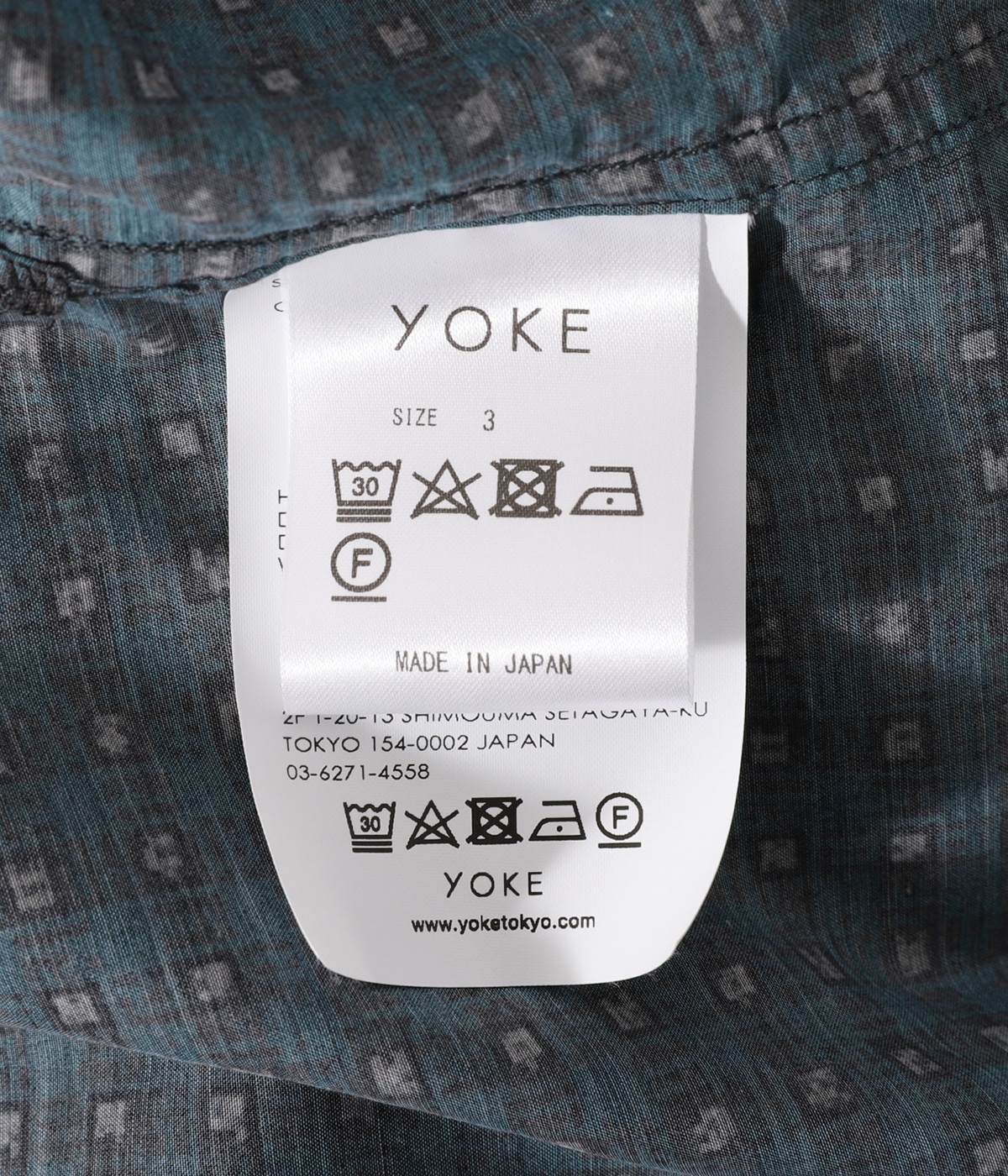 OPEN COLLAR SHIRT サックス YOKE サイズ3 Namu Shop - Yoke Embroidery Open Collar Shirt - Sax Blue