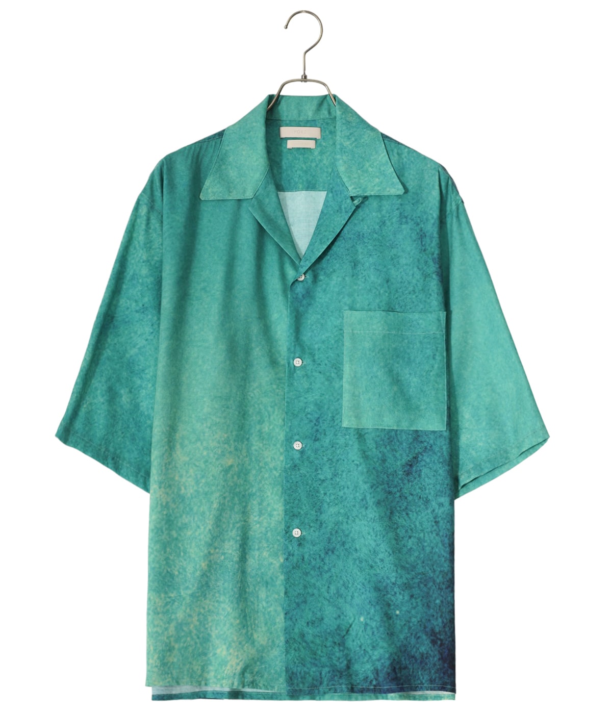 トップス YOKE GRADATION PRINTED OPEN COLLAR SHIRT GRADATION PRINTED OPEN COLLAR SHIRT | YOKE(ヨーク