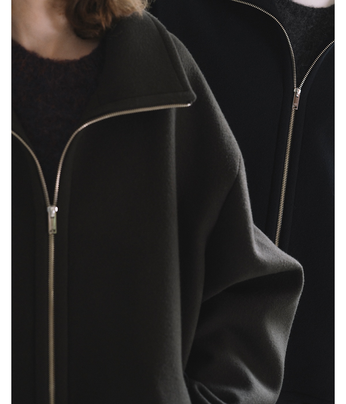 Melton Stand Collar Zip Blouson | YOKE(ヨーク) / アウター