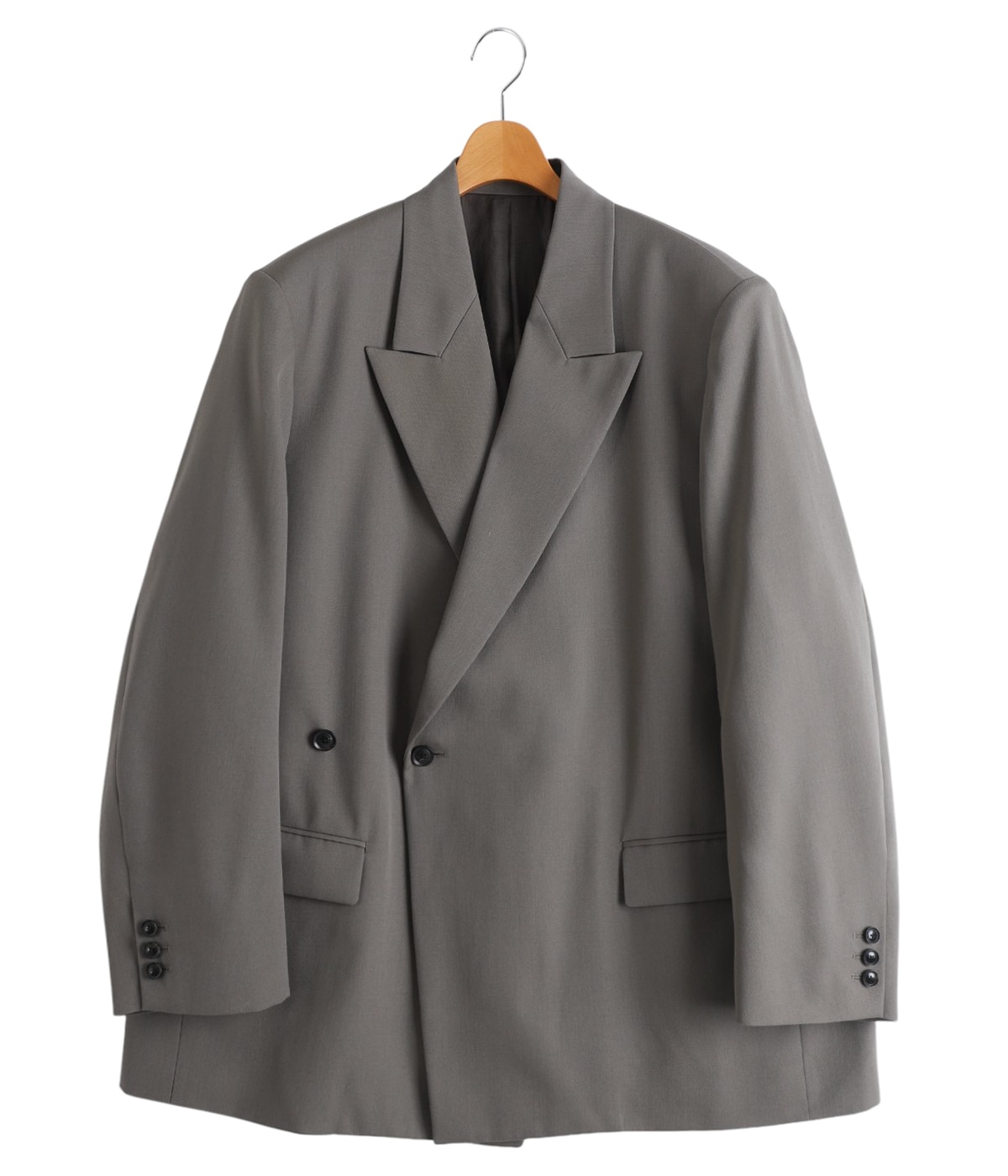 ジャケット・アウター YOKE WOOL KARSEY DOUBLE BREASTED YOKE WOOL KARSEY DOUBLE BREASTED OVERCOAT