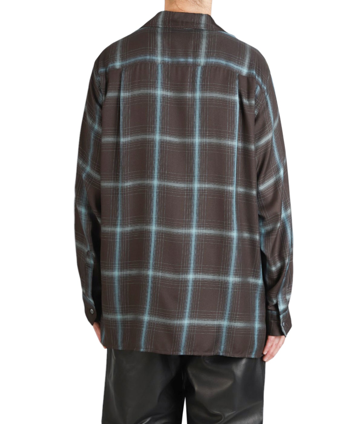 トップス 25aw YOKE Ombre Plaid Wpocket Shirt 2 YOKE | Ombre Plaid Wpocket Shirt(BROWN) | オムブレプレイドダブル