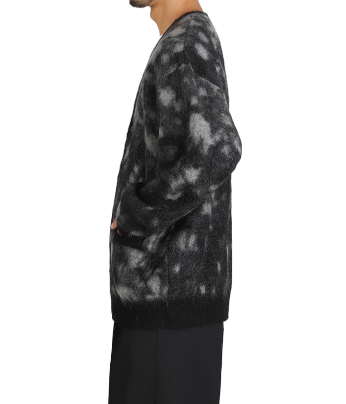 希少 y's for men ドットデザイン カーディガン Kid Mohair Jacqurad Cardigan | YOKE(ヨーク) / トップス