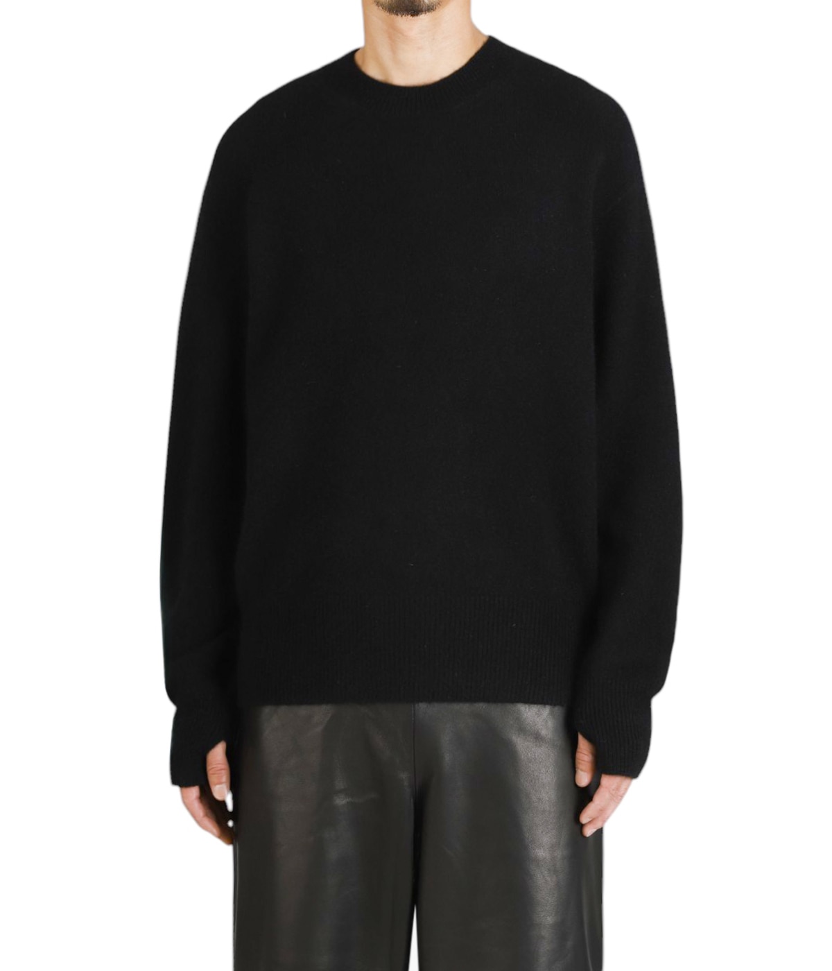 Cashmere Wholegarment Crewneck Sweater | YOKE(ヨーク