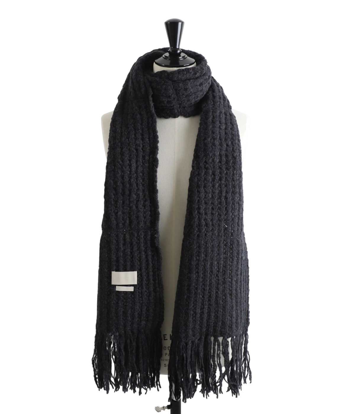 kaval カヴァル／Cotton stole(black) マフラー ショール kaval カヴァル／Cotton stole(black) マフラー ショール kaval