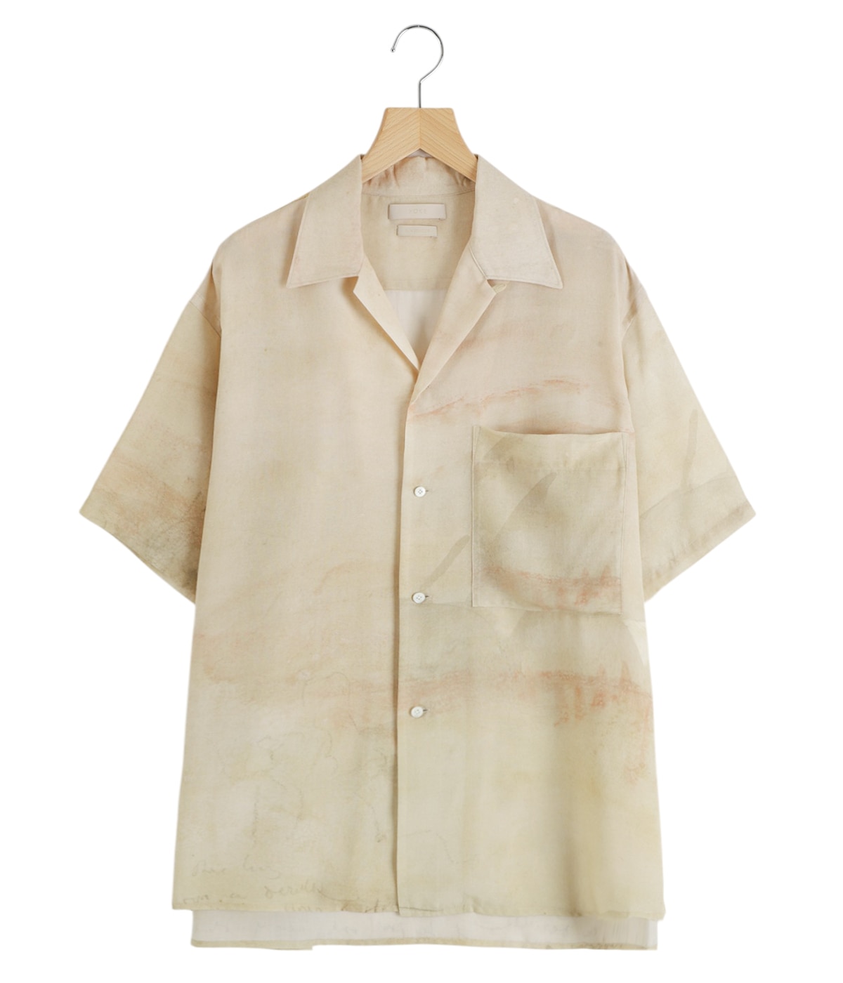 トップス YOKE LANDSCAPE PRINTED OPEN COLLAR SHIRT YOKE LANDSCAPE PRINTED OPEN COLLAR SHIRT (2COL)