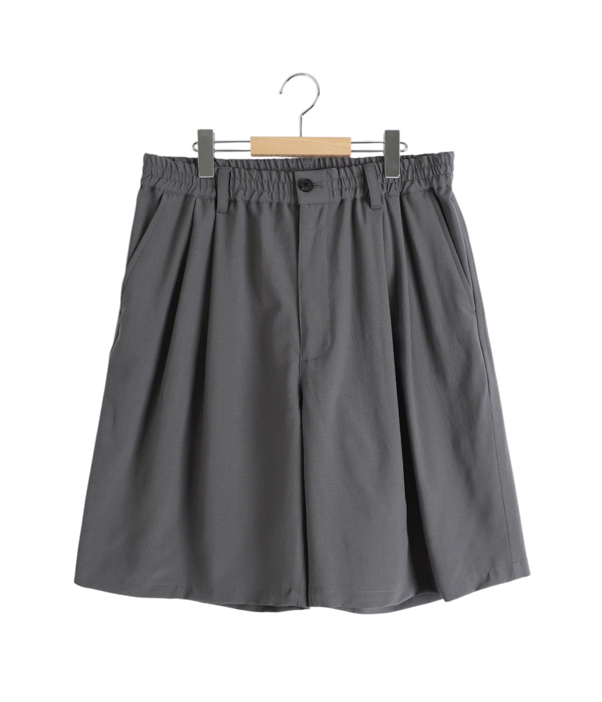 WOOL TROPICAL WIDE-LEG EASY SHORTS