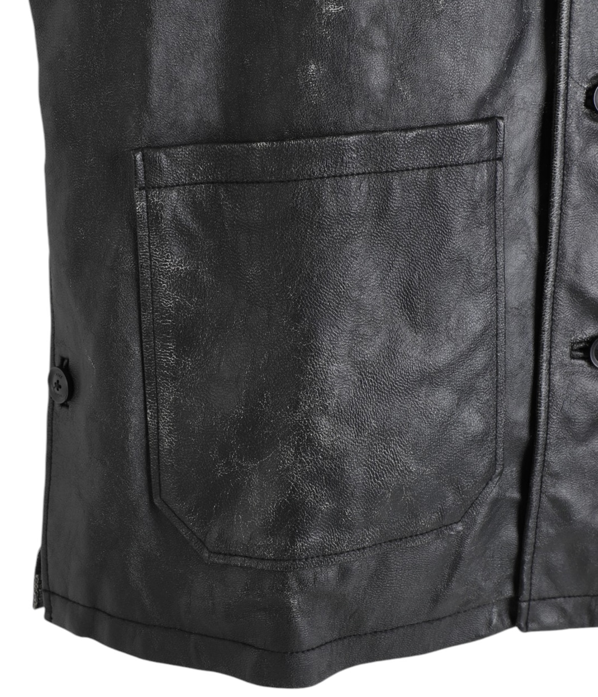 CRACKED GOAT LEATHER CAR COAT | YOKE(ヨーク) / アウター