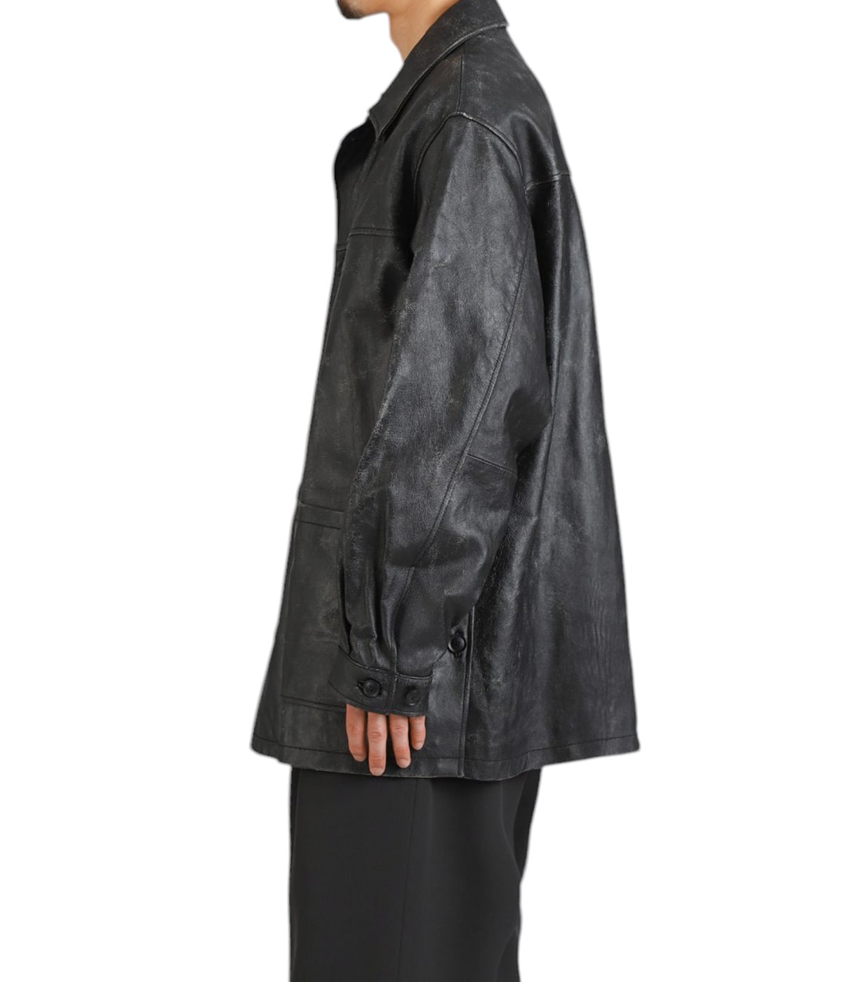 CRACKED GOAT LEATHER CAR COAT | YOKE(ヨーク) / アウター