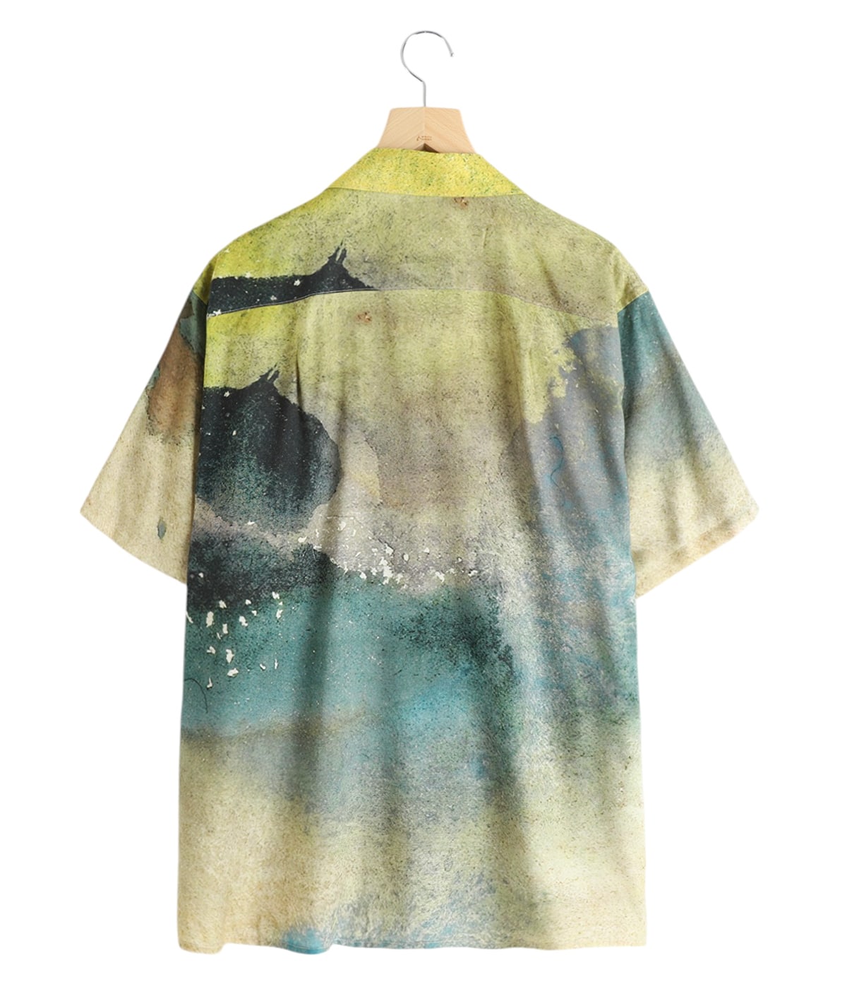 吉*隆様 yoke LANDSCAPE PRINTED OPEN COLLAR LANDSCAPE PRINTED OPEN COLLAR SHIRT | YOKE(ヨーク