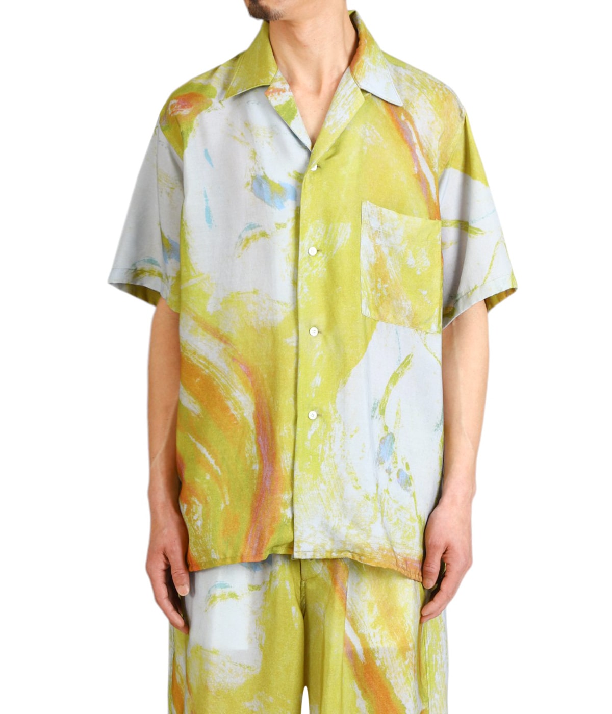 FLOWER PRINTED OPEN COLLAR SHIRT | YOKE(ヨーク) / トップス