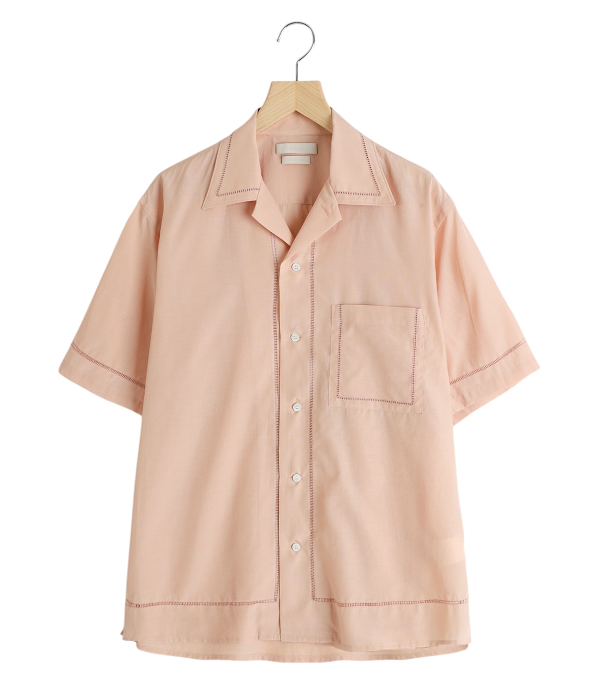 EMBROIDAREY OPEN COLLAR SHIRT | YOKE(ヨーク) / トップス 半袖