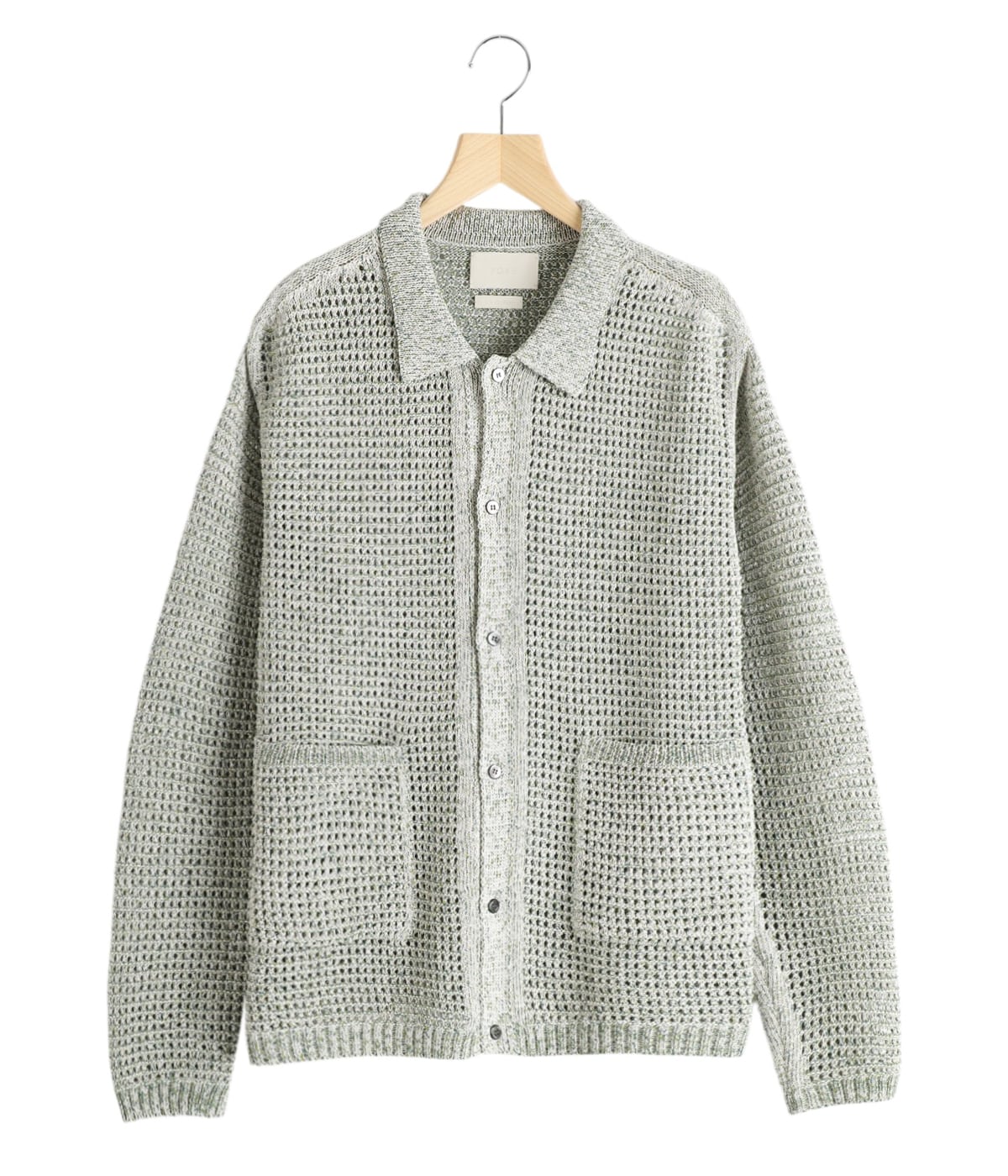 YOKE メッシュニットシャツカーディガン MESH KNITTED SHIRT CARDIGAN | YOKE(ヨーク) / トップス ニット