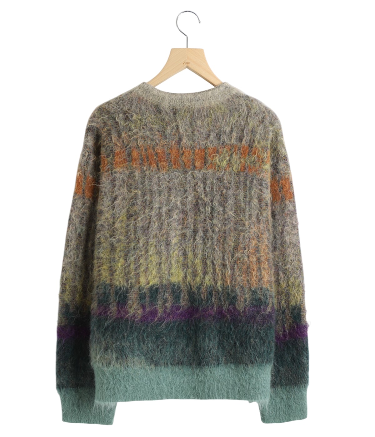yoke モヘアニット Still Jacquard Crewneck yoke モヘアニット Still Jacquard Crewneck