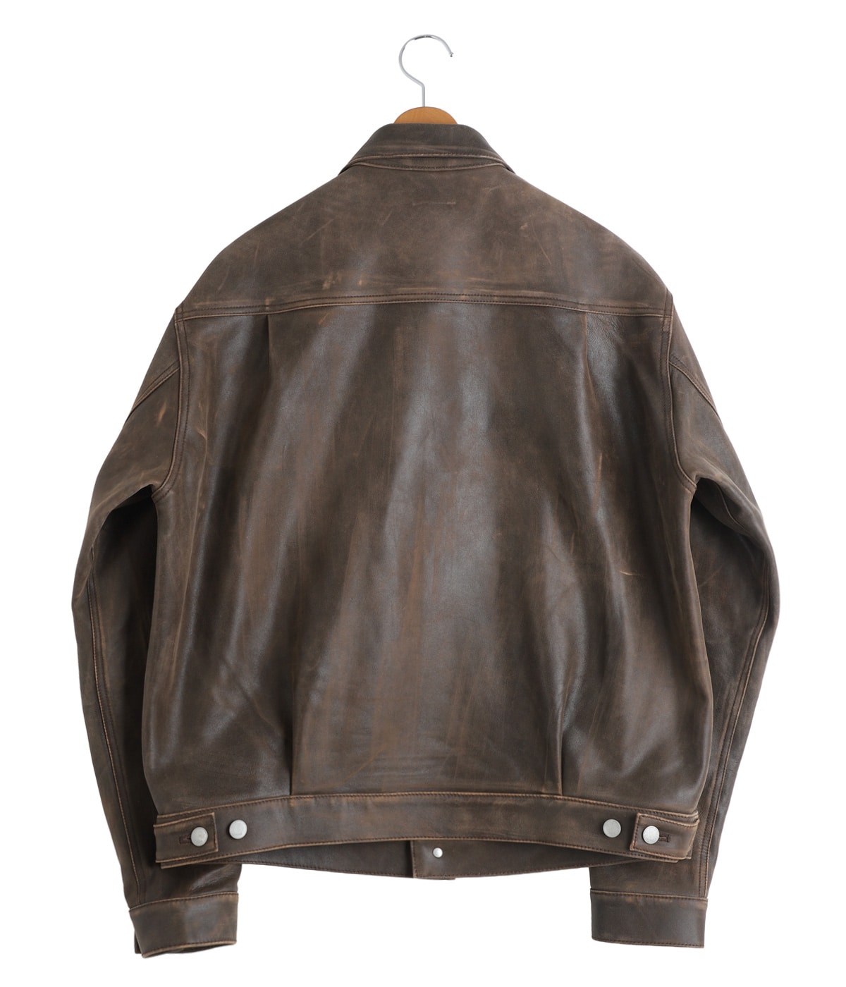 Cracked Leather Trucker Jacket | YOKE(ヨーク) / アウター レザー