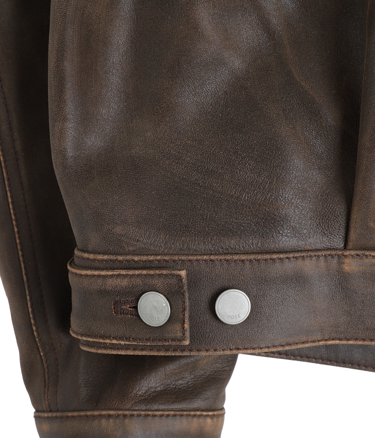 Cracked Leather Trucker Jacket | YOKE(ヨーク) / アウター レザー