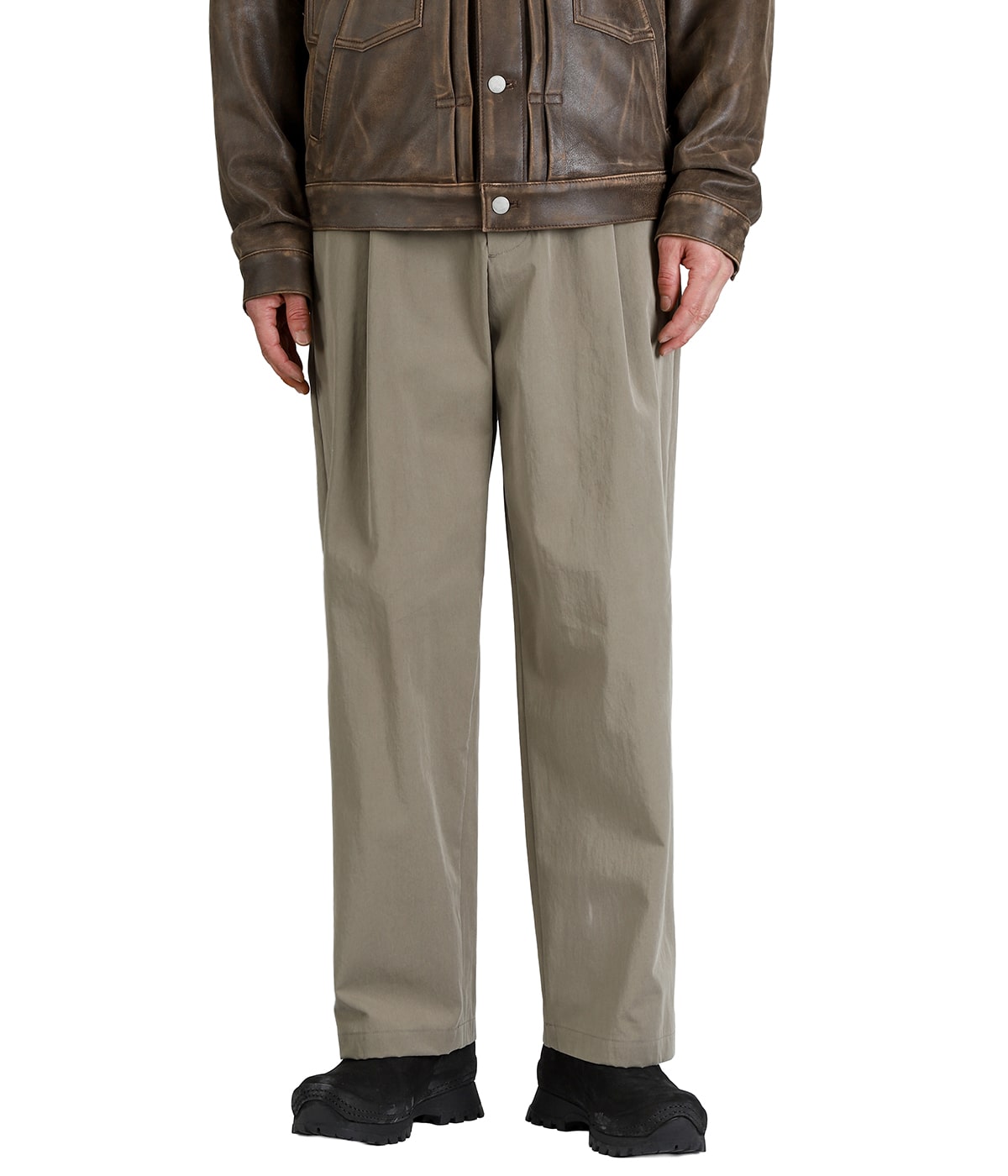 1pleated Wide Tapered Trousers | YOKE(ヨーク) / パンツ スラックス