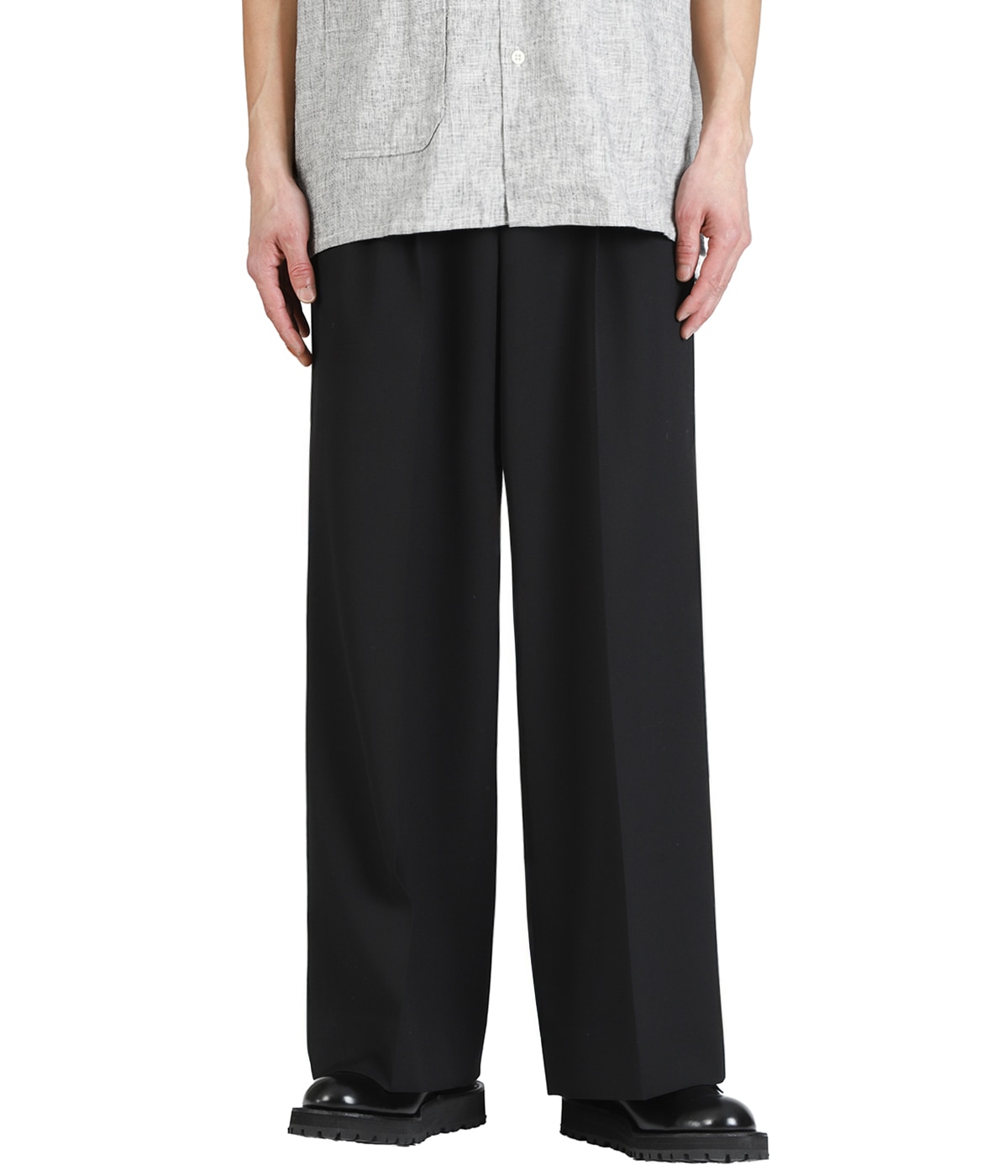 3pleated Wide-leg Trousers | YOKE(ヨーク) / パンツ スラックス