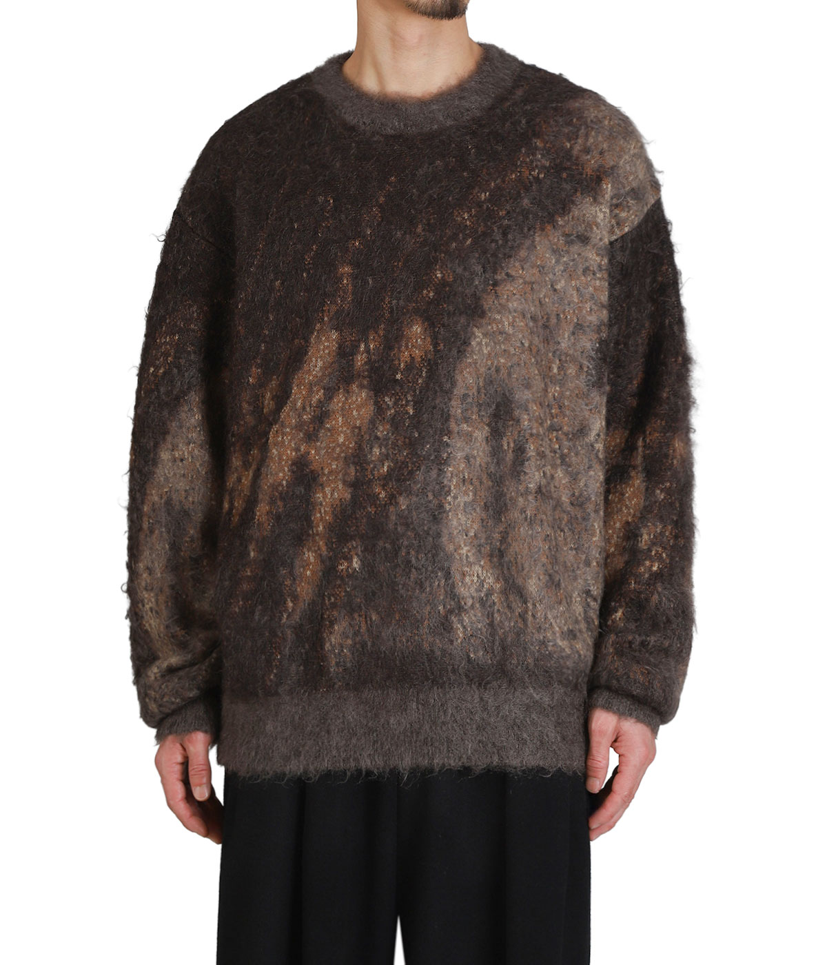 Abstract Jaquard Mohair Sweater | YOKE(ヨーク) / トップス ニット