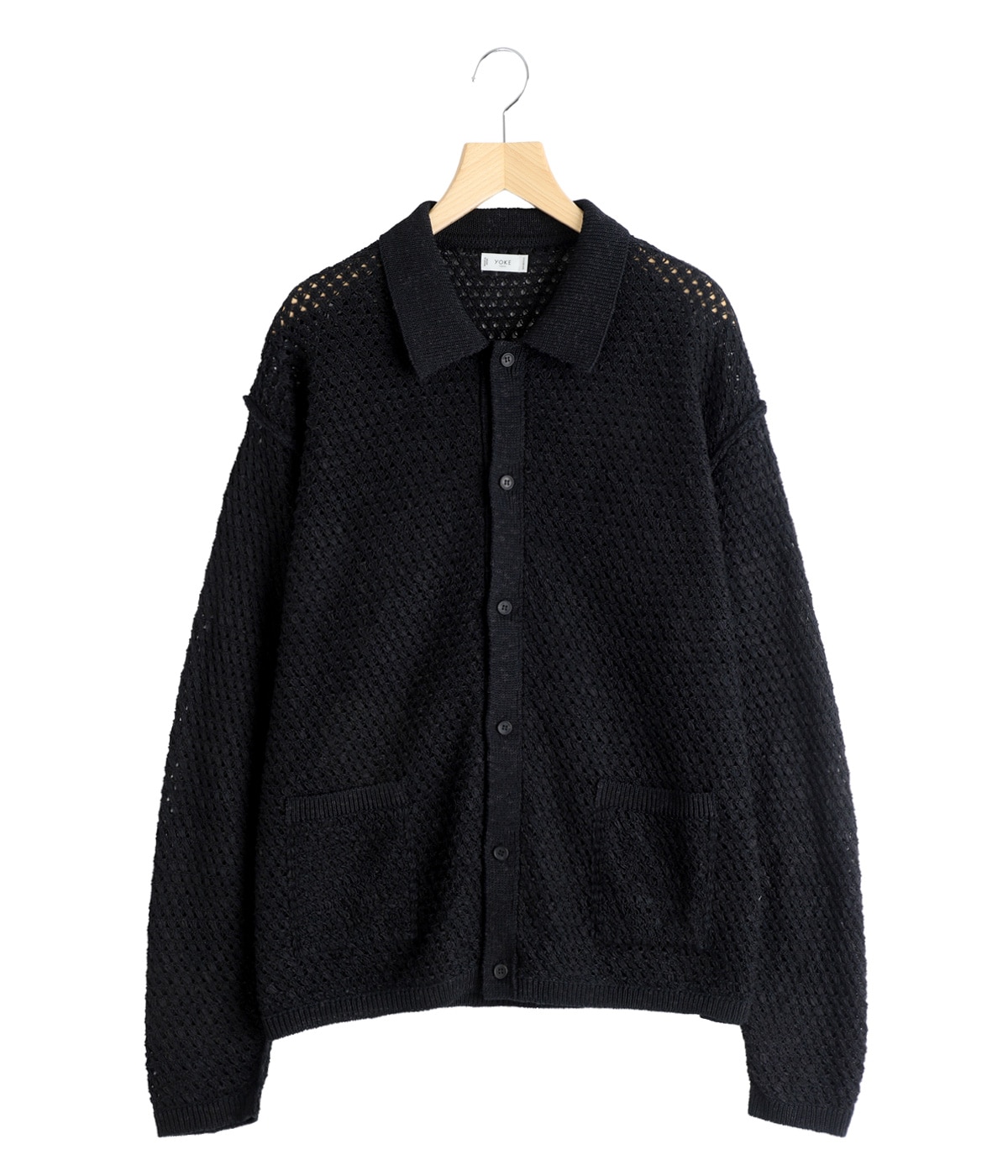 Mesh Knit Shirt Cardigan | YOKE(ヨーク) / トップス ニット