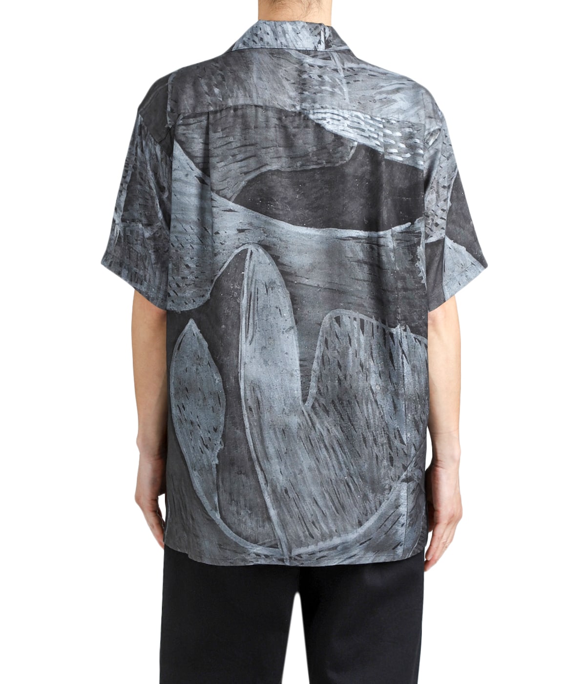 YOKE 半袖シャツ YK26SS01284SH サイズ2 Printed Tencell Open Collar Shirt | YOKE(ヨーク) / トップス 半袖