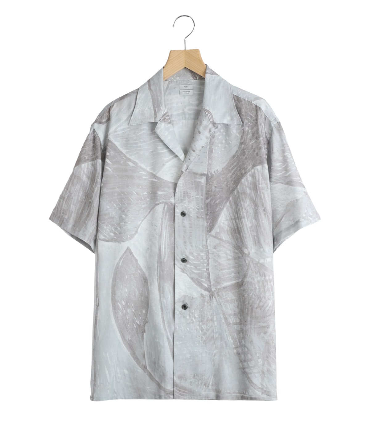 Printed Tencell Open Collar Shirt | YOKE(ヨーク) / トップス 半袖
