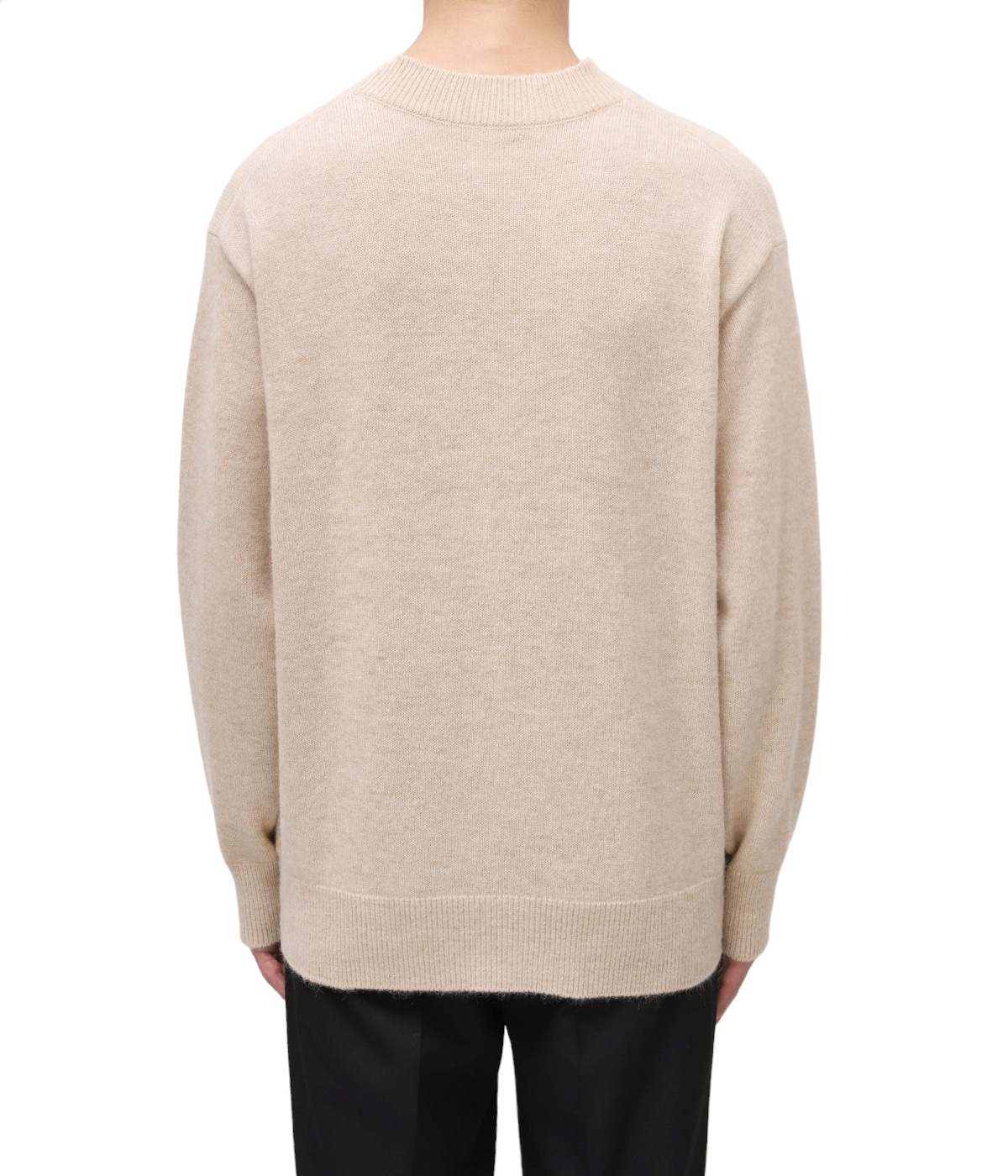 デミルクスビームス　アルパカ　ネップ　ツイード　ウール　セーター　ニット　長袖 Alpaca Wool Knit Crew-neck | blurhmsROOTSTOCK(ブラームス