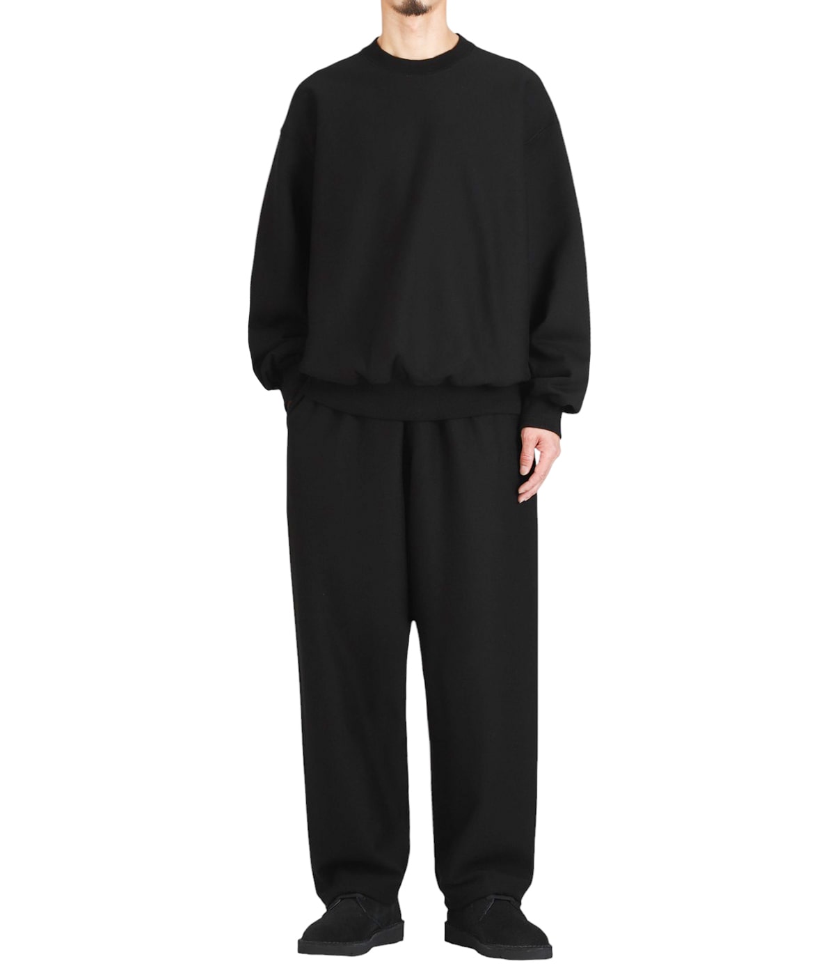 blurhms ROOTSTOCK スウェット サイズ2 ブラック blurhms ROOTSTOCK (ブラームス) 別注 Soft&Hard クロップド