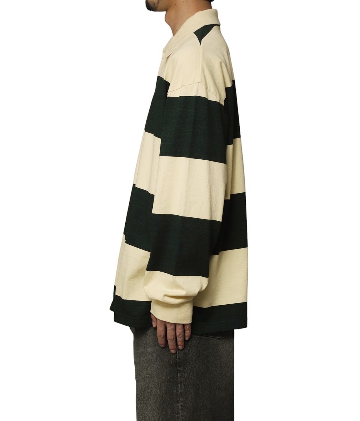 Wide Border Rugby Shirt | blurhmsROOTSTOCK(ブラームスルーツ