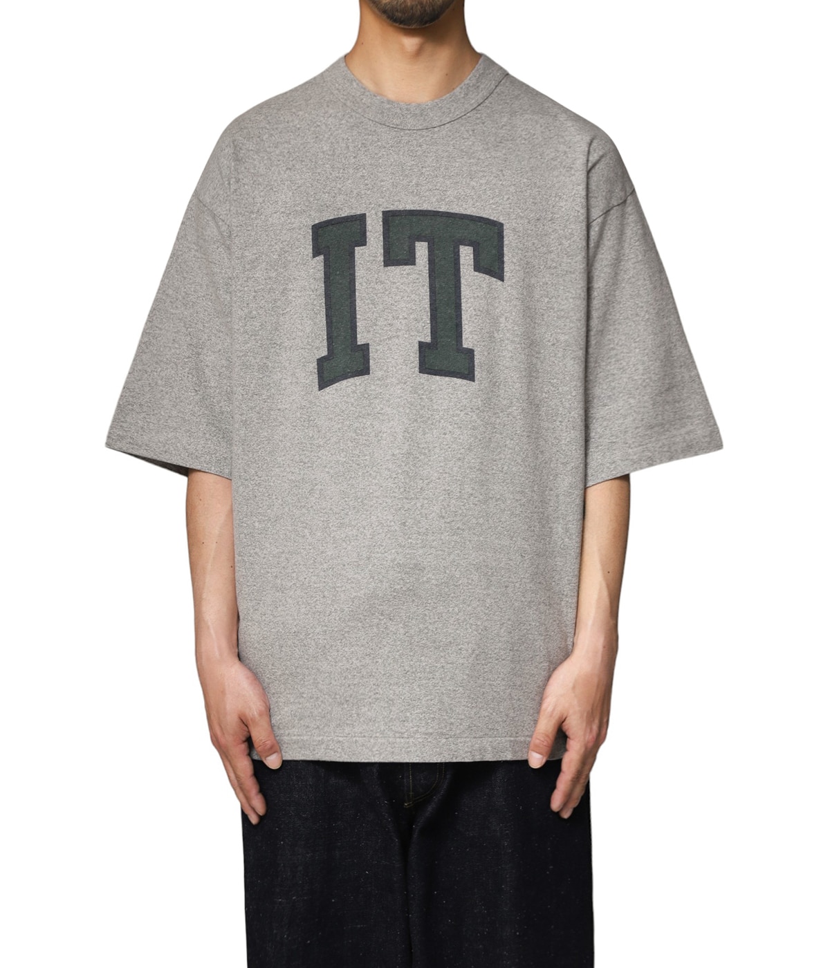 トップス blurhms ROOTSTOCK IT-M 88/12 Print Tee blurhms ROOTSTOCK/IT-M 88/12 Print Tee WIDE (HEATHER GREY)