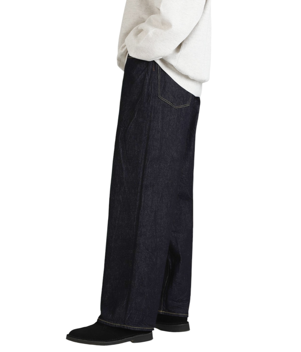 13.5oz Denim Pants Wide -INDIGO- | blurhmsROOTSTOCK(ブラームス