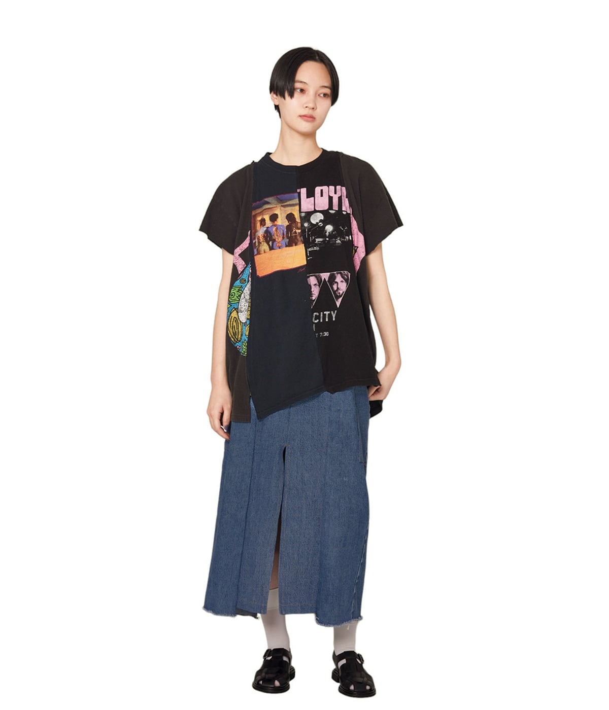 77circa ナナナナサーカ リメイク バンダナTシャツカットソー1点もの BEAMS - 77circa サーカ バンダナリメイクTシャツの通販 by
