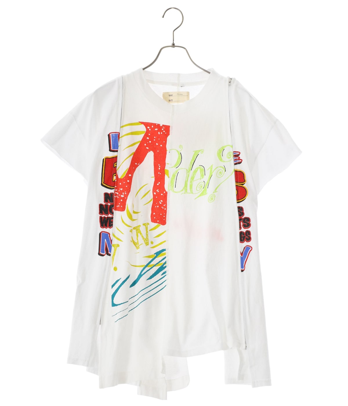 77circaナナナナサーカ Tシャツ レディース】circa make zip removal wide top | 77circa