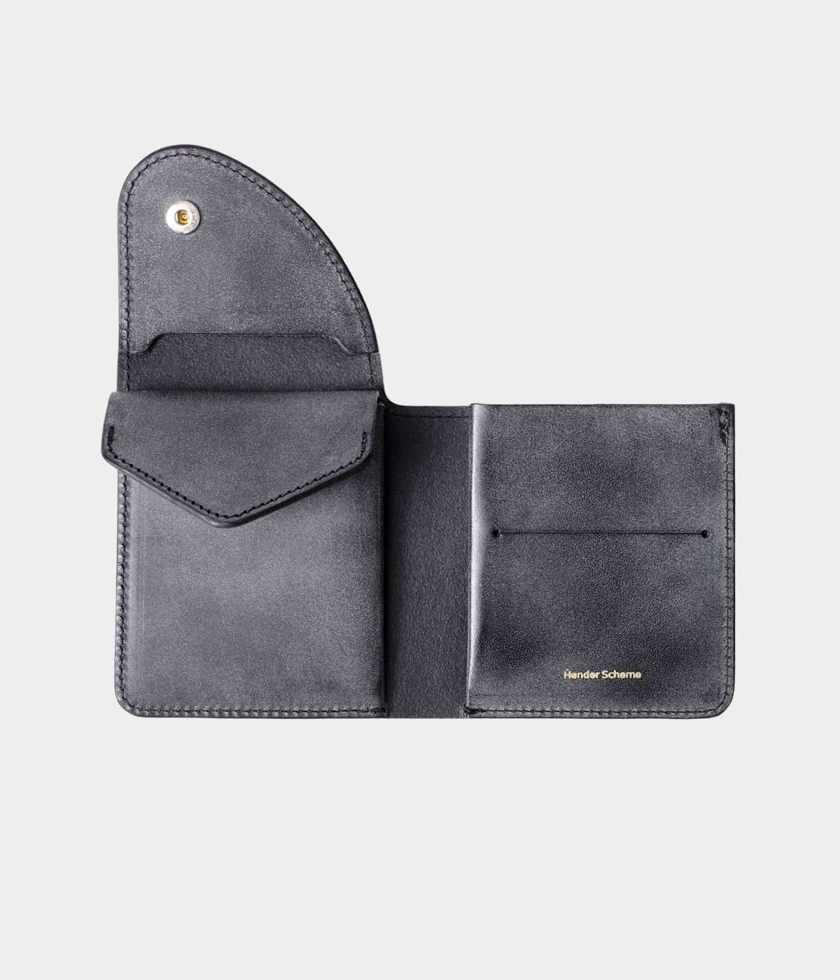 HenderScheme wallet ミニマルウォレット黒 本革 レザー Hender Scheme (エンダースキーマ) minimal wallet / ミニマル
