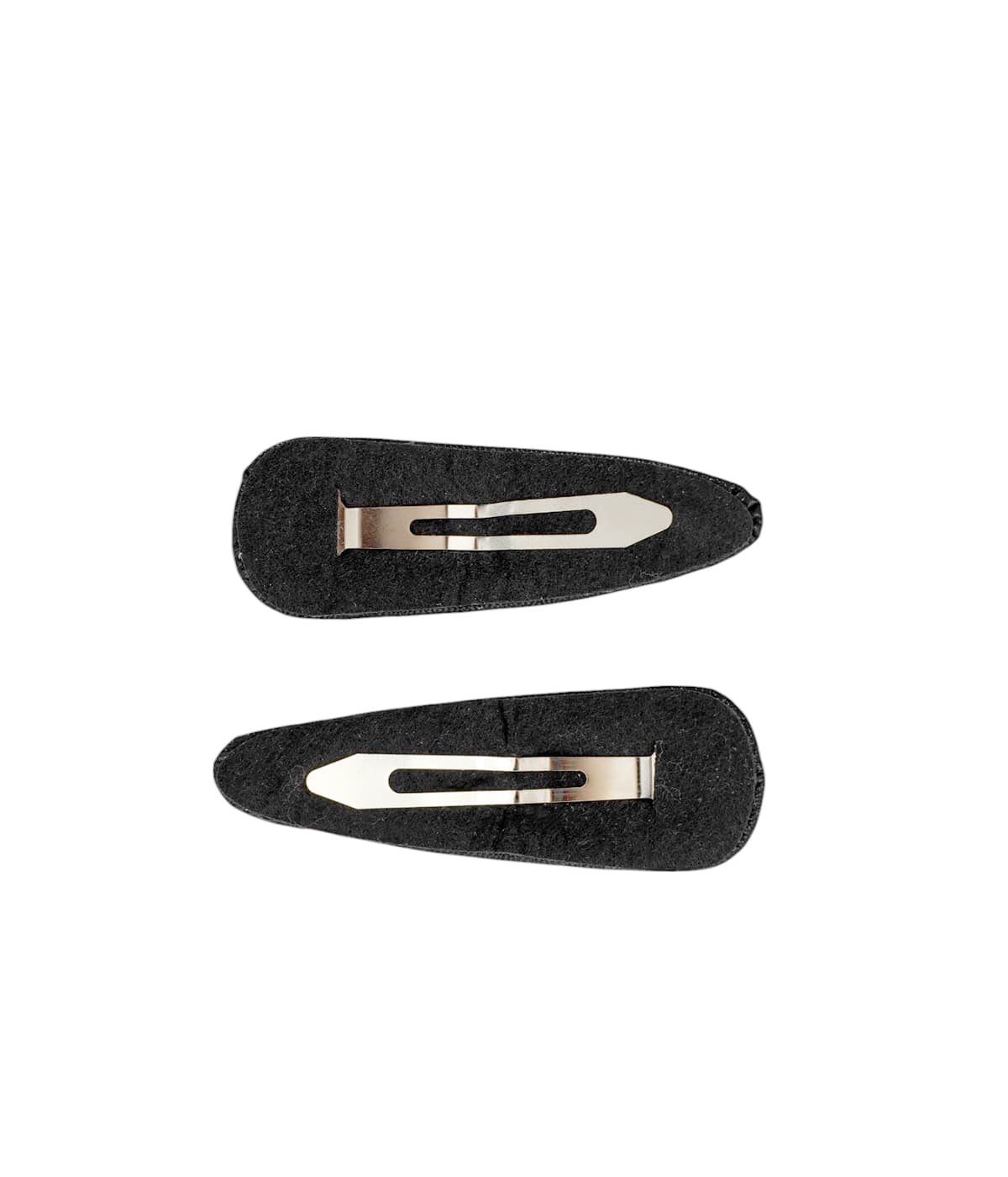 レディース】Faux Leather Hair Clips-2-Piece Set | heyep