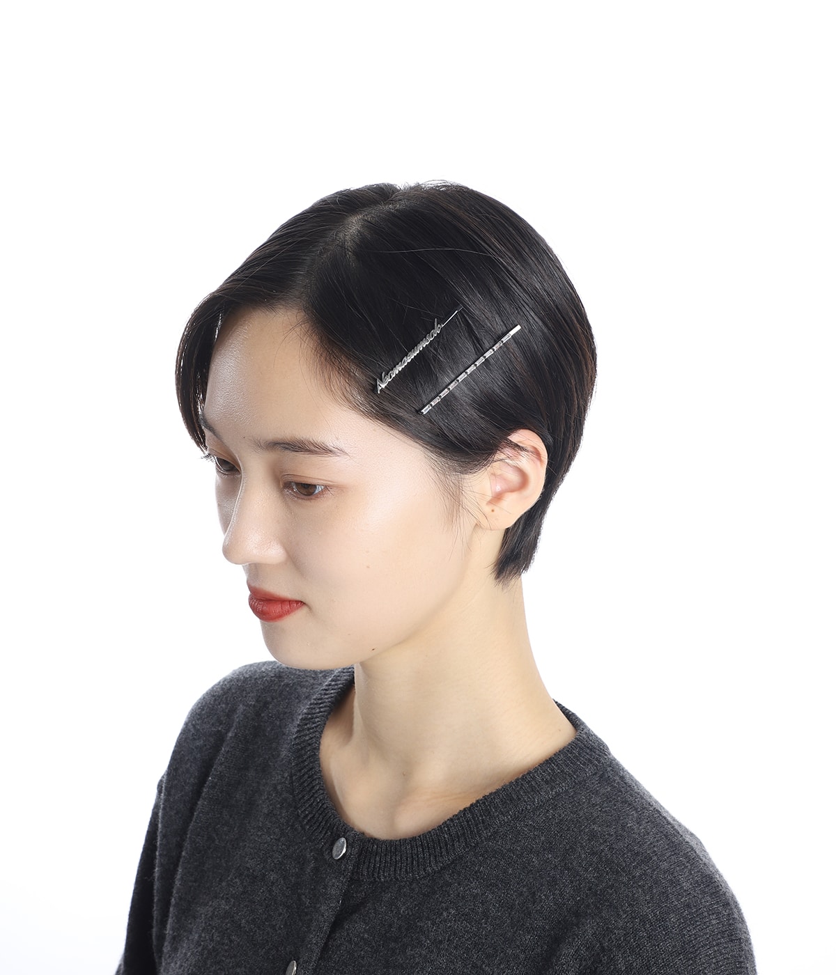 レディース】Chatty＆Rhinestone Hairpins-4-Piece Set | heyep