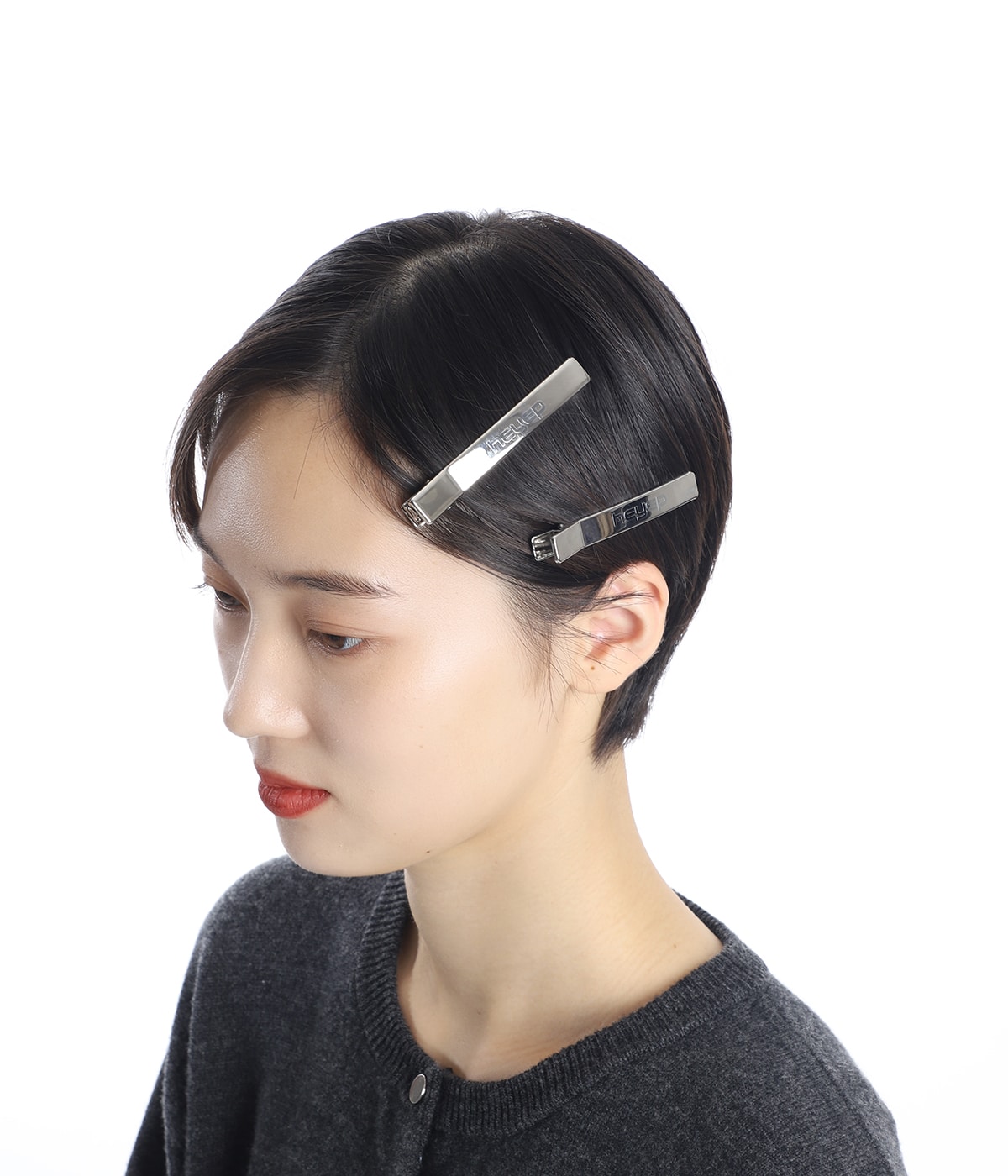 レディース】New Logo Hair Clips-4 Piece Set | heyep(ヘイップ